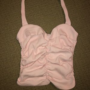Light pink crop top